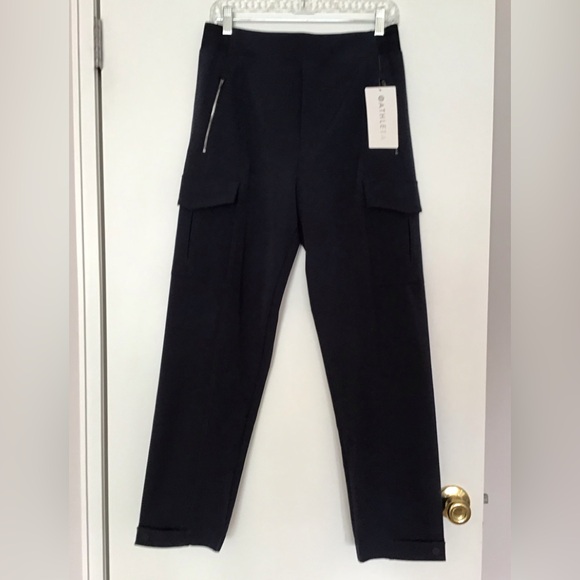 ATHLETA Endless High Rise Cargo Pant. Navy, brand new with tags.  S8. - Picture 2 of 6